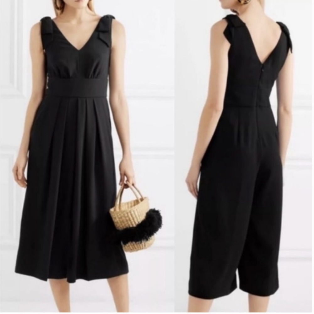 J. Crew Black Sleeveless V-Neck Jumpsuit